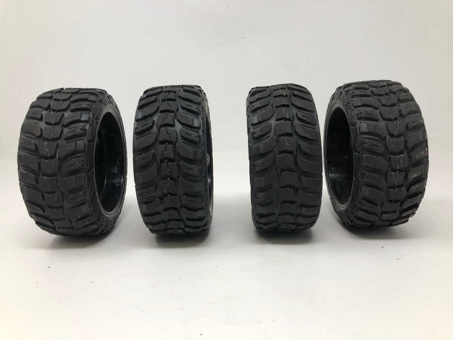 Traxxas Slash 1/10 2WD 12T Mudboss Used Kuhmo Tire Set. Fair condition.