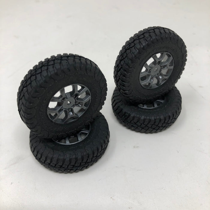 Kyosho Mini-Z Jimny 4x4 Front & Rear Wheel & Tire Set (4pcs)