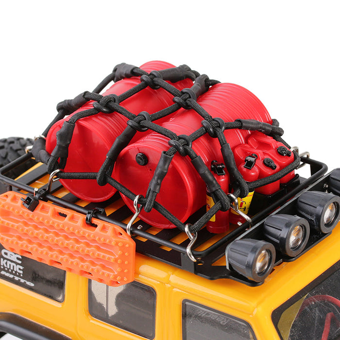INJORA Mini Elastic Luggage Net Scale Accessories For 1/24 1/18 RC Crawlers, Black