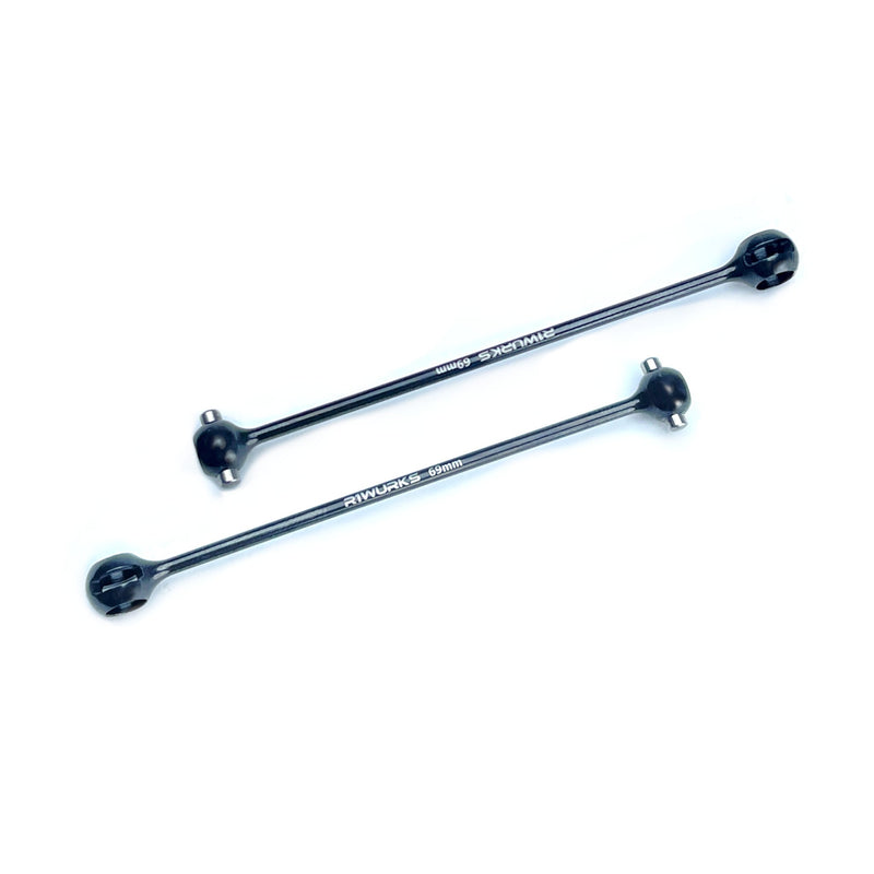 900066B R1 WURKS (B7 Series) Ultra-Lightweight HD CVA Bones, 69mm, Black