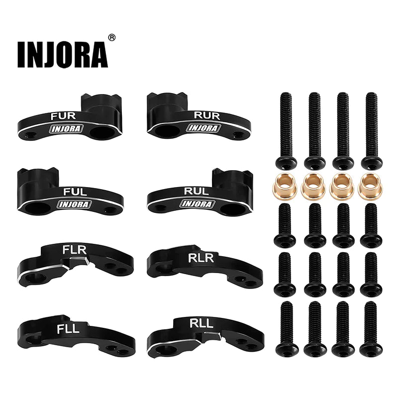 4M-33 INJORA CNC Aluminum Flex Blades Suspension Travel Extension for 1/18 TRX4M (4M-33)