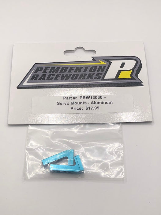 PRW13030 Pemberton Raceworks Servo Mounts - Aluminum