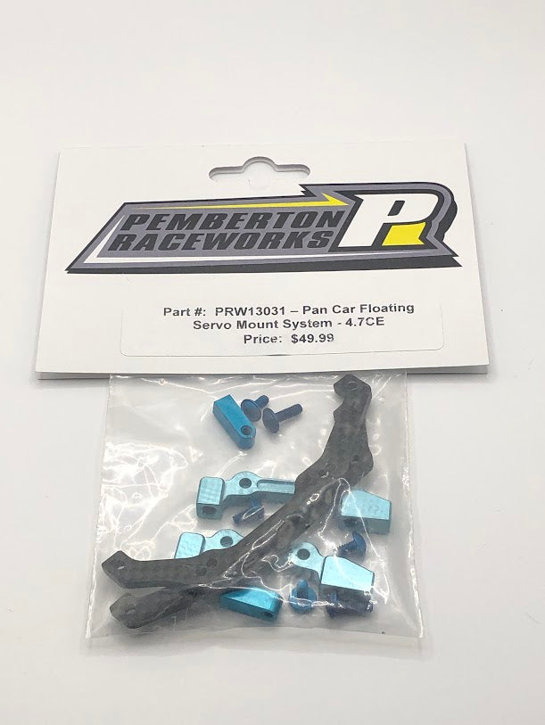 PRW13031 Pemberton Raceworks Pan Car Floating Servo Mount System - 4.7CE