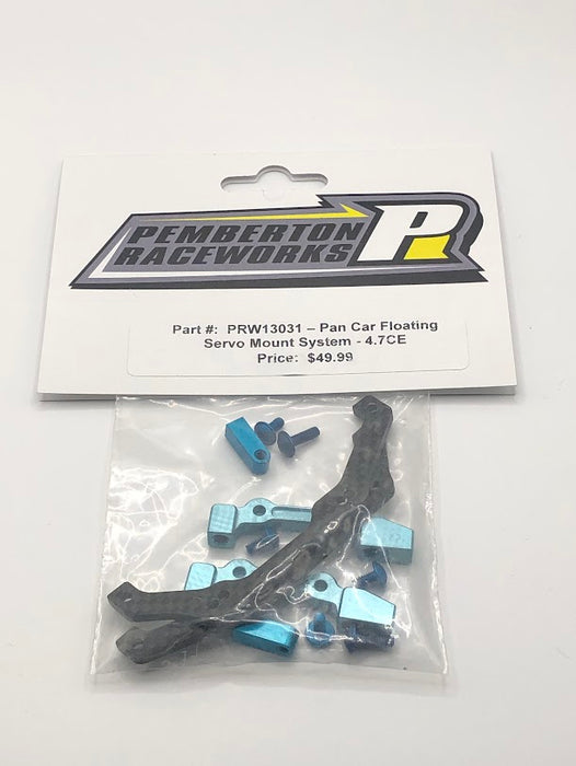 PRW13031 Pemberton Raceworks Pan Car Floating Servo Mount System - 4.7CE