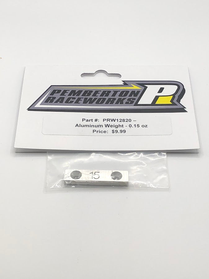 PRW12820 Pemberton Raceworks Aluminum Weight - 0.15 oz — 997 RC Raceway