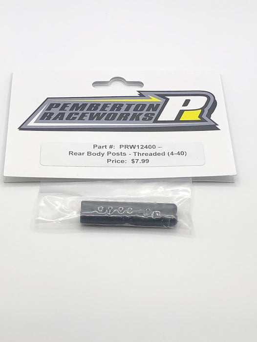 PRW12400 Pemberton Raceworks Rear Body Posts - Threaded (4-40)