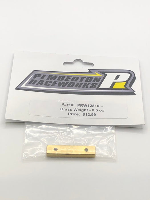 PRW12810 Pemberton Raceworks Brass Weight - 0.5 oz