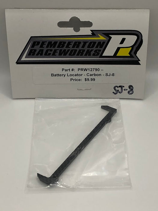 PRW12790 Pemberton Raceworks Battery Locator - Carbon - SJ-8