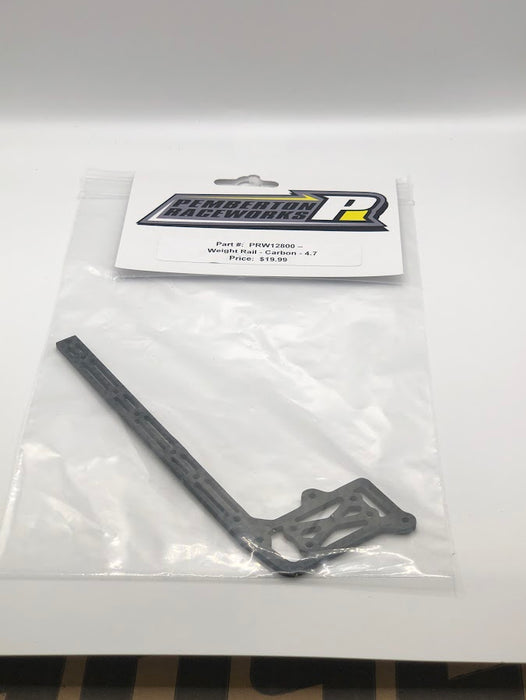 PRW12800 Pemberton Raceworks Weight Rail - Carbon - 4.7