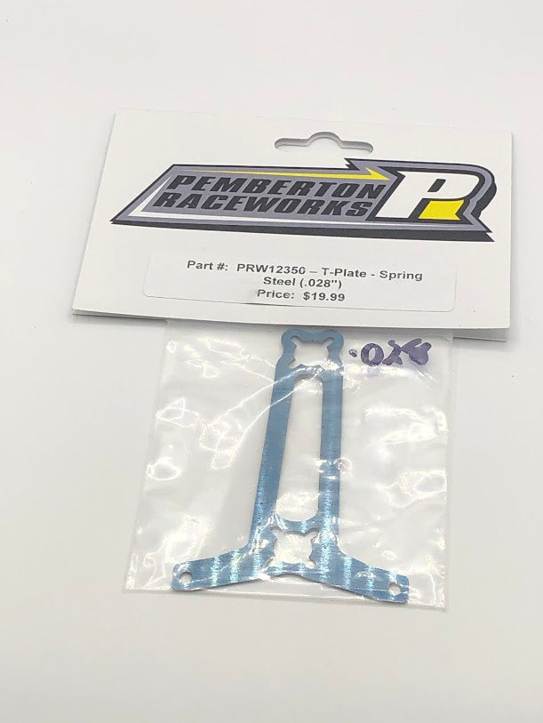 PRW12350 Pemberton Raceworks T-Plate - Spring Steel (.028")