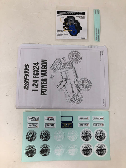 FCX24 FMS 1:24 Scale Rock Crawler + Parts & Accessories (Used)