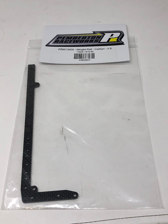 PRW13500 Pemberton Raceworks - Weight Rail - Carbon - 4.8 — 997 RC Raceway