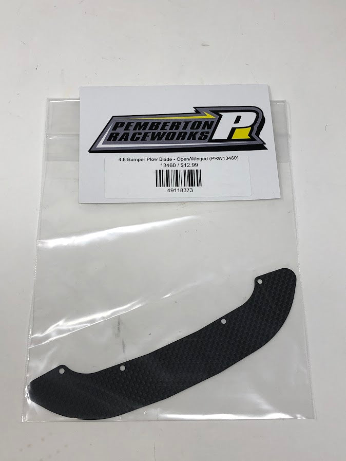 PRW13460 Pemberton Raceworks 4.8 Bumper Plow Blade - Open/Winged