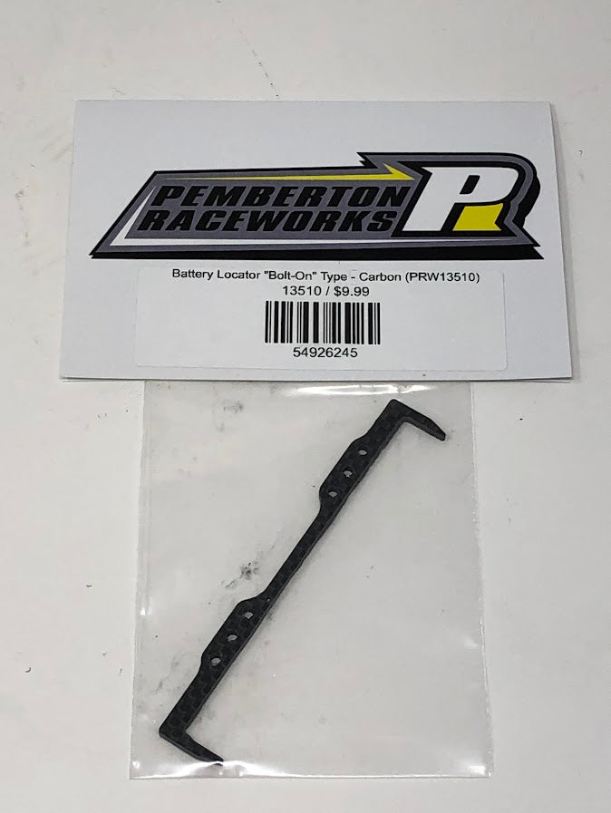 PRW13510 Pemberton Raceworks Battery Locator "Bolt-On" Type - Carbon