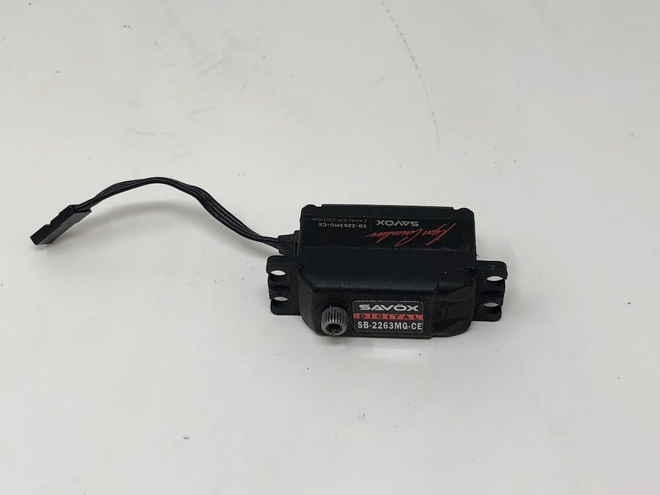 Used Savox SB2263MG-CE Low Profile Digital "High Speed" Brushless Metal Gear Servo Ryan Cavalieri edition