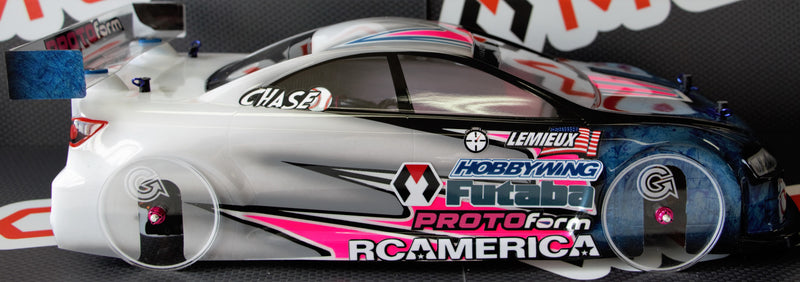 GRC333: Gravity RC Touring Car Wheel Well Tracing Kit (includes two axle extensions and two tracing discs)