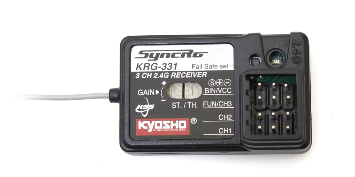 82145 Kyosho EP Starter Pack Plus, Electronics Bundle (Transmitter, Receiver, ESC, Servo)
