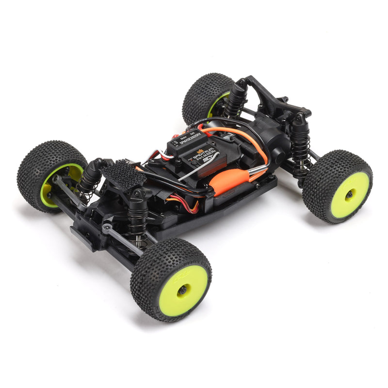 LOS-1392T Losi Micro-T 1/28 2WD RTR in Silver and White