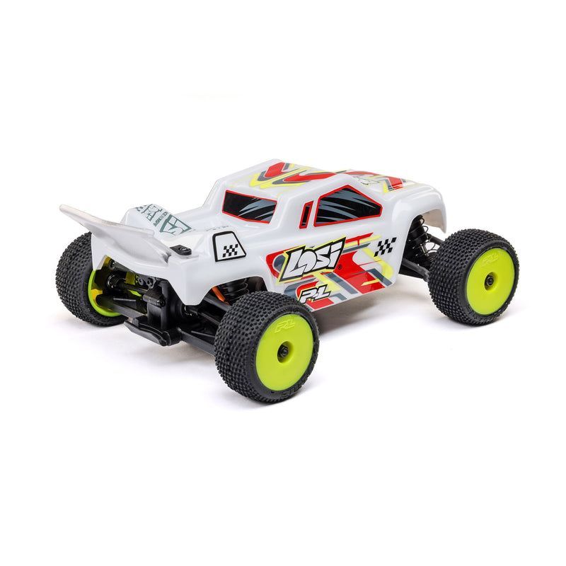 LOS-1392T Losi Micro-T 1/28 2WD RTR in Silver and White