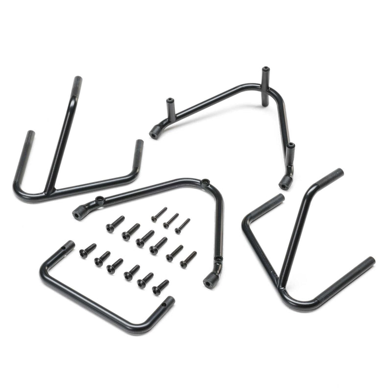 LOS-1898 LOSI Bumper Set, Black: 22S Sprint