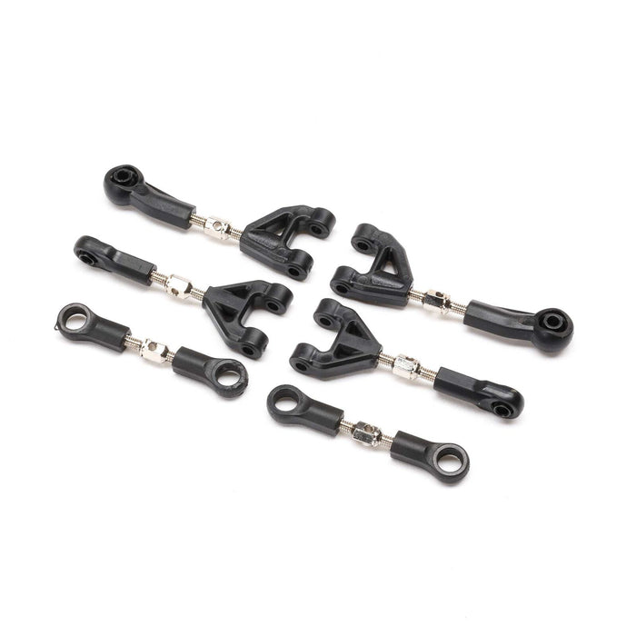 LOS-1923 Losi Adjustable Camber & Steering Link Set: NASCAR