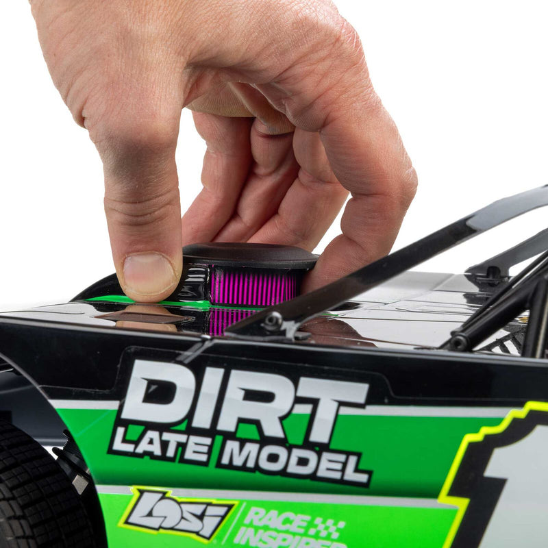 LOS-2167T2 PREORDER ONLY LOSI 22S Dirt Late Model 1/10 BL RTR GREEN