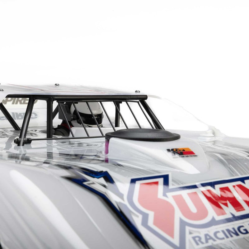 LOS-2168T1 PREORDER ONLY LOSI 22S Dirt Late Model, 1/10 2WD RTR Dirt Oval, w/ Batt & Charger, Summit Racing, White