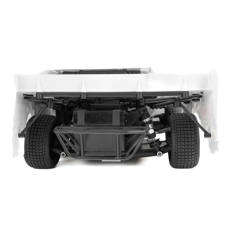 LOS-2168T1 PREORDER ONLY LOSI 22S Dirt Late Model, 1/10 2WD RTR Dirt Oval, w/ Batt & Charger, Summit Racing, White