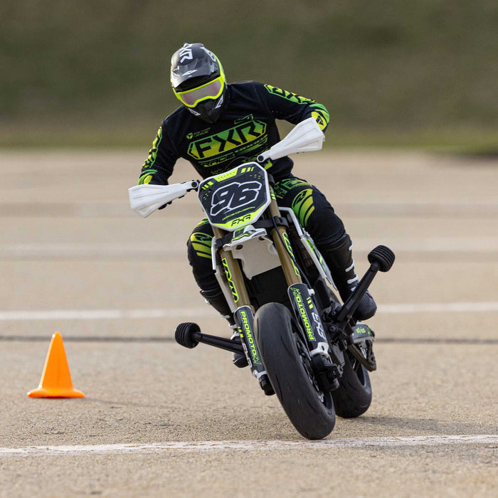 LOS-2272 Losi 1/4 Promoto-SM FXR Supermoto Motorcycle RTR Basic, White