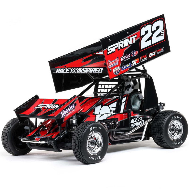 LOS-2359 LOSI 1/10 22S Sprint 2WD Brushless RTR (Battery & Charger Included), Red