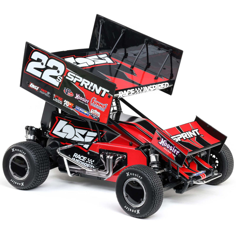 LOS-2359 LOSI 1/10 22S Sprint 2WD Brushless RTR (Battery & Charger Included), Red