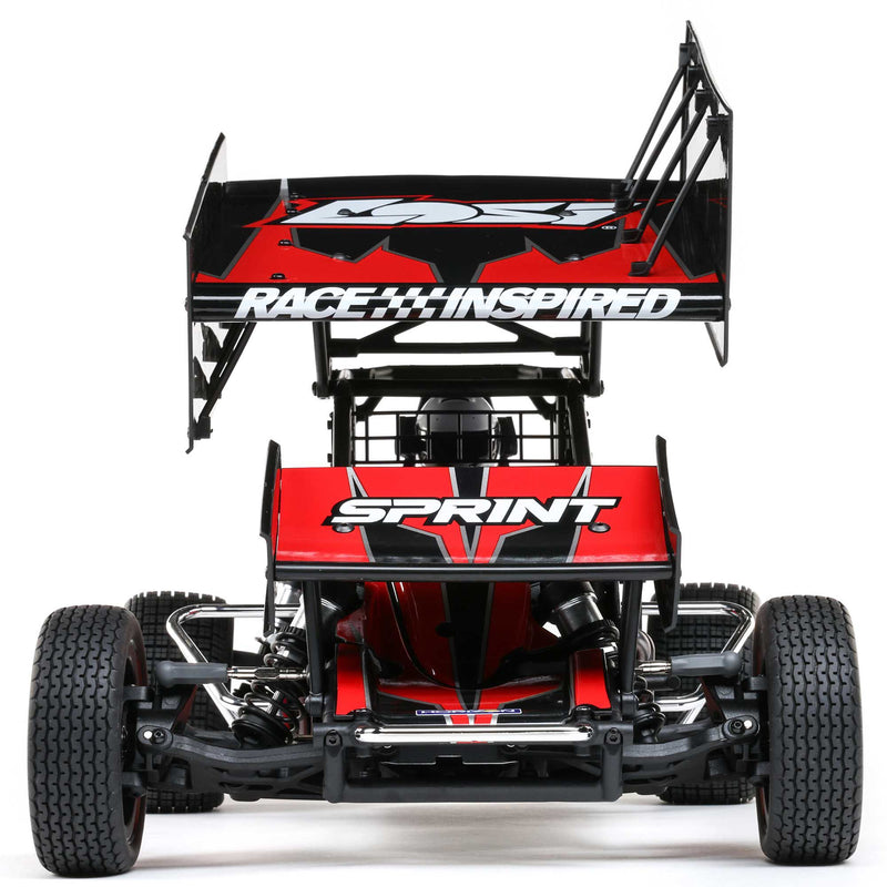LOS-2359 LOSI 1/10 22S Sprint 2WD Brushless RTR (Battery & Charger Included), Red