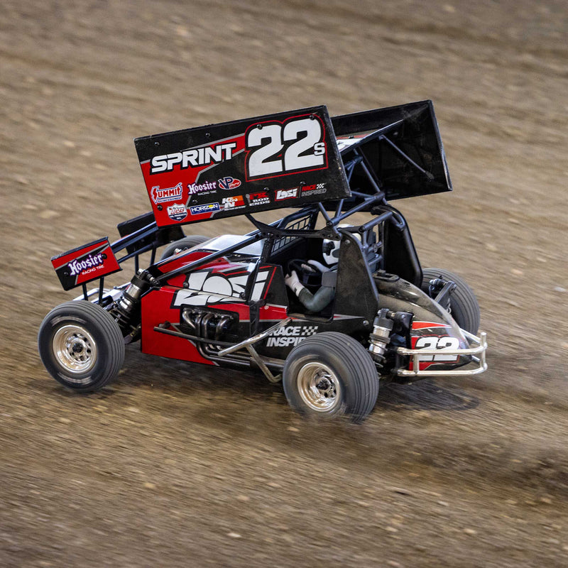 LOS-2359 LOSI 1/10 22S Sprint 2WD Brushless RTR (Battery & Charger Included), Red