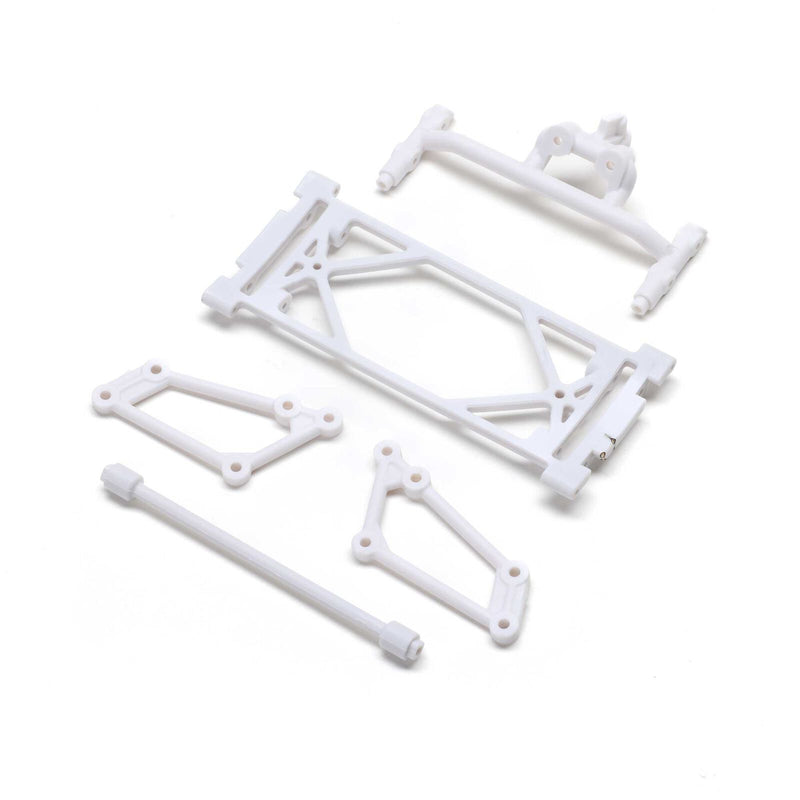 LOS-2404 LOSI Front Wing Mount Set, White: 22S Sprint
