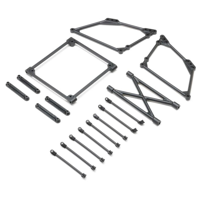 LOS-2428 Losi Top Wing Mount Set, Black: 22S Sprint