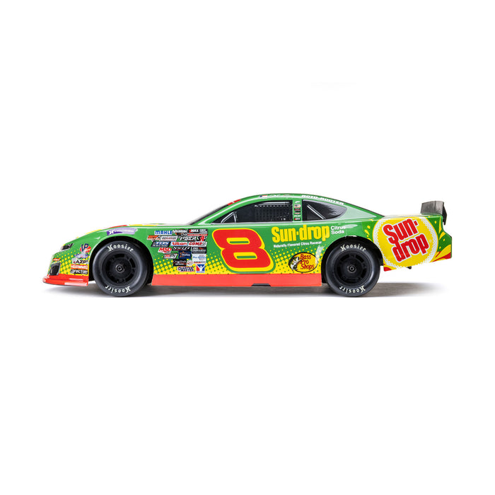 LOS-3104T1 LOSI 1/12 Asphalt Late Model RC Race Car Dale Earnhardt Jr. No. 8 2025 Sun Drop Chevrolet ZL1 2S AWD On-Road (Battery & Charger Included), Green