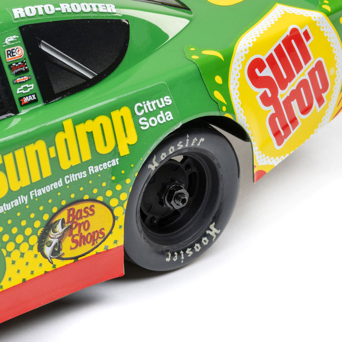 LOS-3104T1 LOSI 1/12 Asphalt Late Model RC Race Car Dale Earnhardt Jr. No. 8 2025 Sun Drop Chevrolet ZL1 2S AWD On-Road (Battery & Charger Included), Green