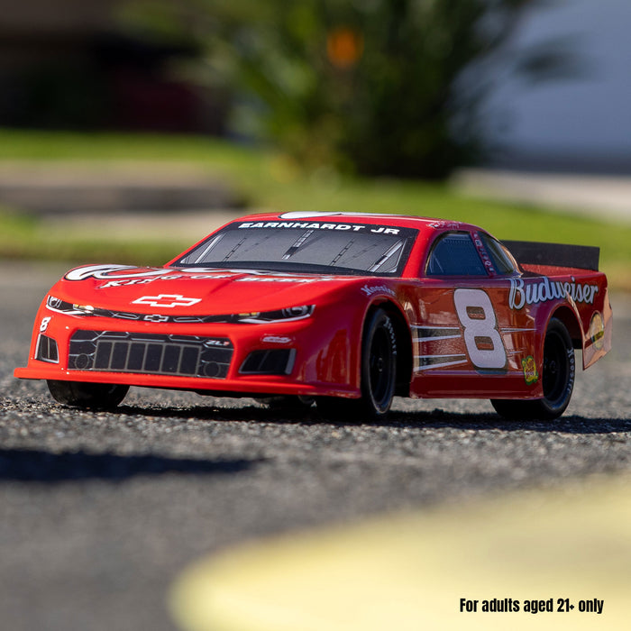 LOS-3104T2 LOSI 1/12 Asphalt Late Model RC Race Car Dale Earnhardt Jr. No. 8 2025 Budweiser Chevrolet ZL1 2S AWD On-Road (Battery & Charger Included), Red