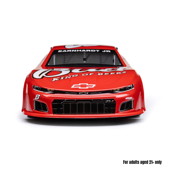 LOS-3104T2 LOSI 1/12 Asphalt Late Model RC Race Car Dale Earnhardt Jr. No. 8 2025 Budweiser Chevrolet ZL1 2S AWD On-Road (Battery & Charger Included), Red
