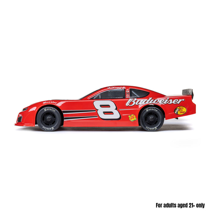 LOS-3104T2 LOSI 1/12 Asphalt Late Model RC Race Car Dale Earnhardt Jr. No. 8 2025 Budweiser Chevrolet ZL1 2S AWD On-Road (Battery & Charger Included), Red