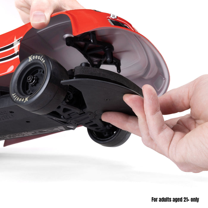 LOS-3104T2 LOSI 1/12 Asphalt Late Model RC Race Car Dale Earnhardt Jr. No. 8 2025 Budweiser Chevrolet ZL1 2S AWD On-Road (Battery & Charger Included), Red