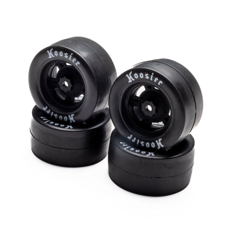 LOS-3779 Losi Hoosier Mounted Tires, Medium (4): GROM Asphalt Late Model