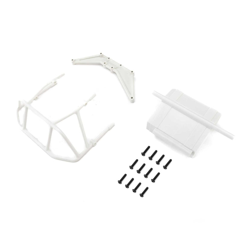 LOS-4242 Losi Rear Bumper Set, White: 22S DLM