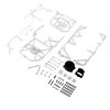 LOS-4252 Losi Body Cage Set, White: 22S DLM