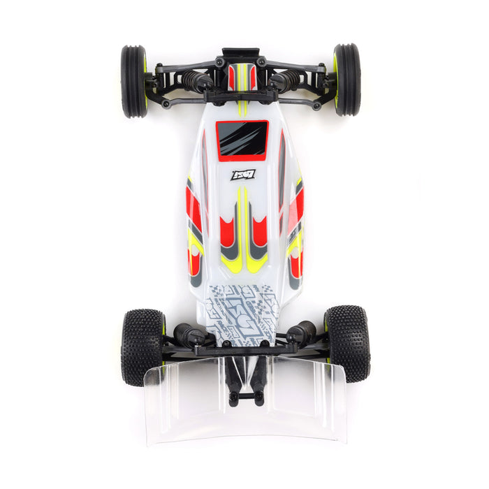 LOS00007T Losi 1/24 Micro-B 2WD Buggy RTR, White