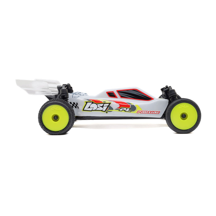 LOS00007T Losi 1/24 Micro-B 2WD Buggy RTR, White