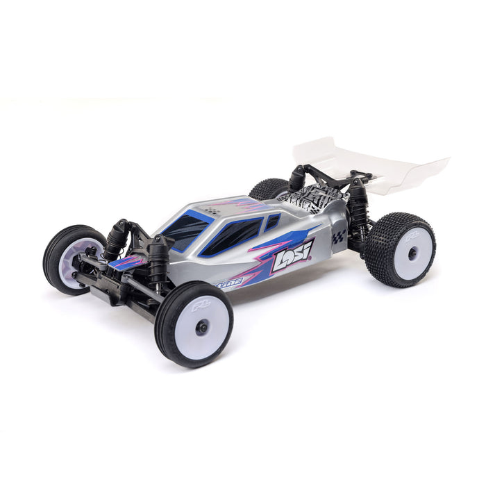 LOS00007T Losi 1/24 Micro-B 2WD Buggy RTR, White