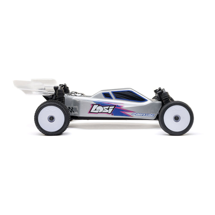 LOS00007T Losi 1/24 Micro-B 2WD Buggy RTR, White