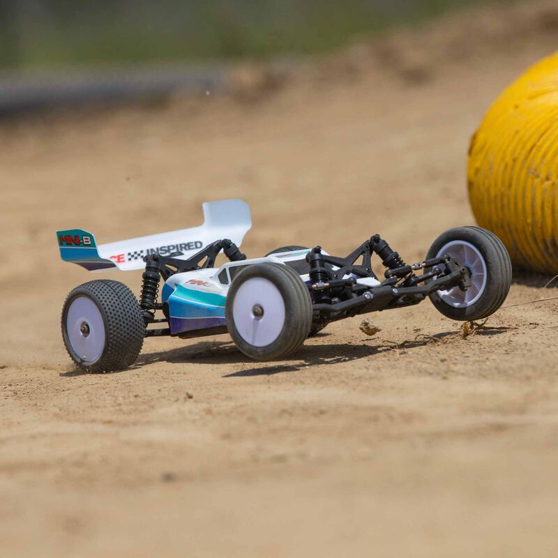 LOS01024T1 Losi Mini-B 1/16 RTR Brushless 2WD Buggy (Red) w/2.4GHz Radio, Battery & Charger