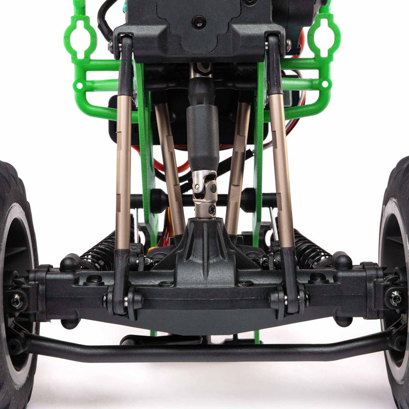LOS01026T1 LOSI 1/18 Mini LMT Grave Digger 2S 4X4 RTR Brushed Monster Truck (Battery & Charger Included), Green